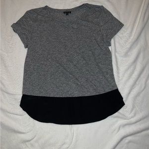 Express Scoop-Neck Short Sleeve Top